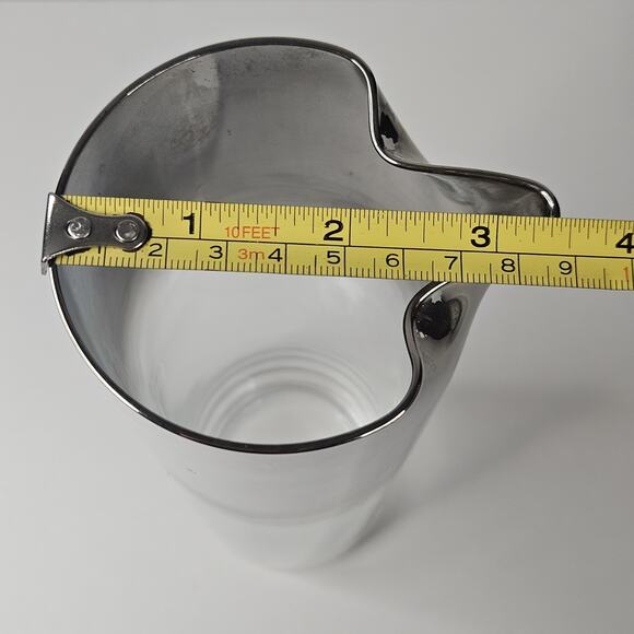 Dorothy Thorpe MCM Silver Fade Cocktail Pitcher Barware - Picture 7 of 8